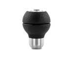 Momo Race Shift Knob - Black Airleather, Aluminum Insert