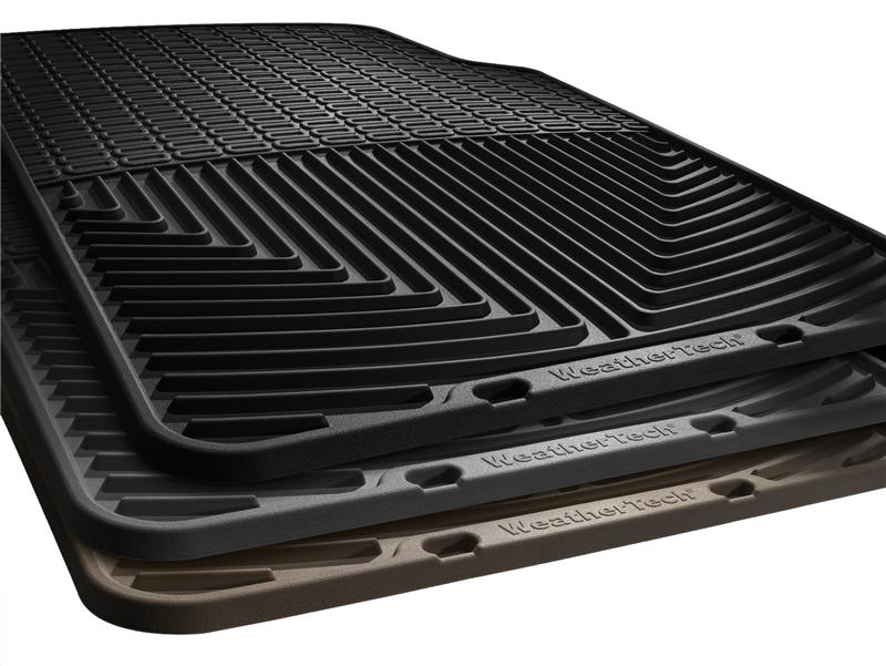 WeatherTech 2014-2016 Jeep Wrangler Front & Rear Rubber Mats - Black