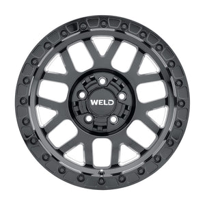 Weld Off-Road W902 17X9.0 Cinch Beadlock 6X135 6X139.7 ET-12 BS4.50 Gloss Black MIL 106.1