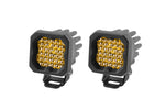 Diode Dynamics Stage Series C1 LED Pod Pro - Yellow Flood Standard ABL (Pair)