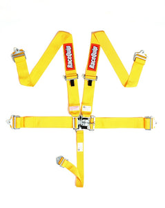 RaceQuip Yellow L & L 5pt Seat Belt