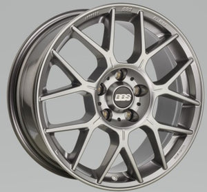 BBS XR 18x8 5x112 37mm Offset 82mm Bore PFS/Clip Req Gloss Platinum Wheel