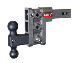 Gen-Y Mega Duty 2in Shank 5in Drop 1.5K TW 10K Hitch w/GH-031 Dual-Ball