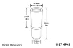 Diode Dynamics 1157 LED Bulb HP48 LED - Amber (Pair)