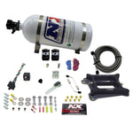 Nitrous Express 4150 4-BBL/Gasoline Nitrous Kit (100-500HP) w/10lb Bottle