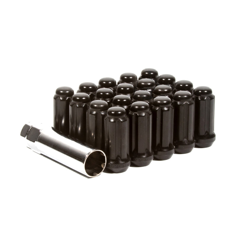 Method Lug Nut Kit - Spline - 12x1.25 - 6 Lug Kit - Black