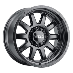 Weld Off-Road W101 20X12 Stealth 6X135 6X139.7 ET-44 BS4.75 Satin Black 106.1