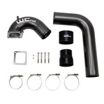 Wehrli 03-07 Cummins 5.9L D/S 3.5in. Intake Horn IC Pipe - Gun Metal