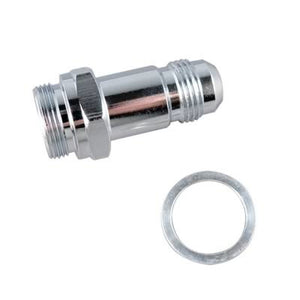 Fragola -6AN x 9/16-24 Male Adapter-Holley - Chrome