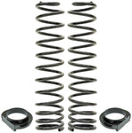 RockJock JL Front Coil Springs 4in Lift w/ Urethane Isolators Pair