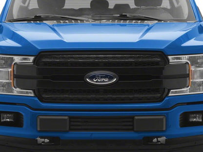 Raxiom 18-20 Ford F-150 CXR Series LED Upper Replacement Grille with White DRL- Black
