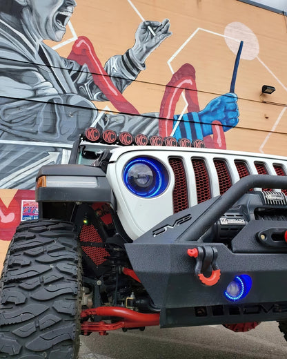 Oracle Oculus Bi-LED Projector Headlights for Jeep JL/Gladiator JT - w/ BC1 Controller