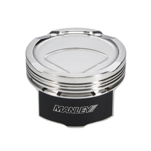 Manley 2013+ Subaru BRZ 86.50mm +.5mm Bore -11.4cc Dish 10.0:1 CR Platinum Series Piston Set