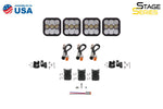 Diode Dynamics SS5 Pro Universal CrossLink 4-Pod Lightbar - Yellow Driving