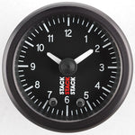 Autometer Stack Analog Clock Gauge - Black