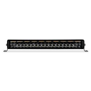 Go Rhino Xplor Blackout Combo Series Dbl Row LED Light Bar w/Amber (Side/Track Mount) 21.5in. - Blk