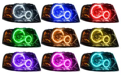 Oracle 03-06 Ford Expedition SMD HL - Black - ColorSHIFT w/o Controller