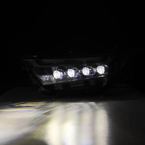 AlphaRex 19-23 Toyota RAV4 (High Trim) NOVA LED Projector Headlights Alpha-Black