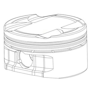 CP Piston & Ring for Honda B-Series - Bore (84.0mm) - Size (STD) - Compression Ratio (12.7)