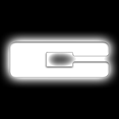 ORACLE Lighting Universal Illuminated LED Letter Badges - Matte Wht Surface Finish - C