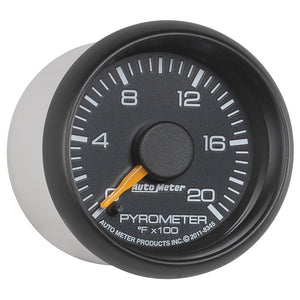 Autometer Factory Match Chevy 2-1/16in FSE 0-2000 Pyro Kit Gauge