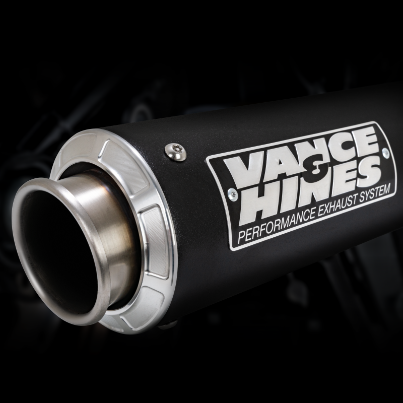 Vance & Hines 2025 Narrow Tire Softail Supersport Slip-On - Black