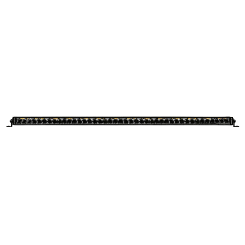 Go Rhino Xplor Blackout Combo Series Sgl Row LED Light Bar w/Amber (Side/Track Mount) 39.5in. - Blk