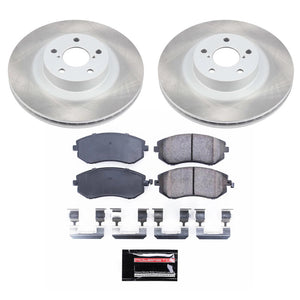 Power Stop 02-05 Subaru Outback Front Semi-Coated Rotor Kit