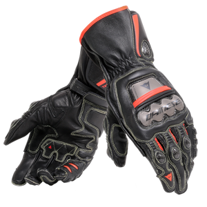 Dainese Full Metal 6 Gloves Black/Red - Medium