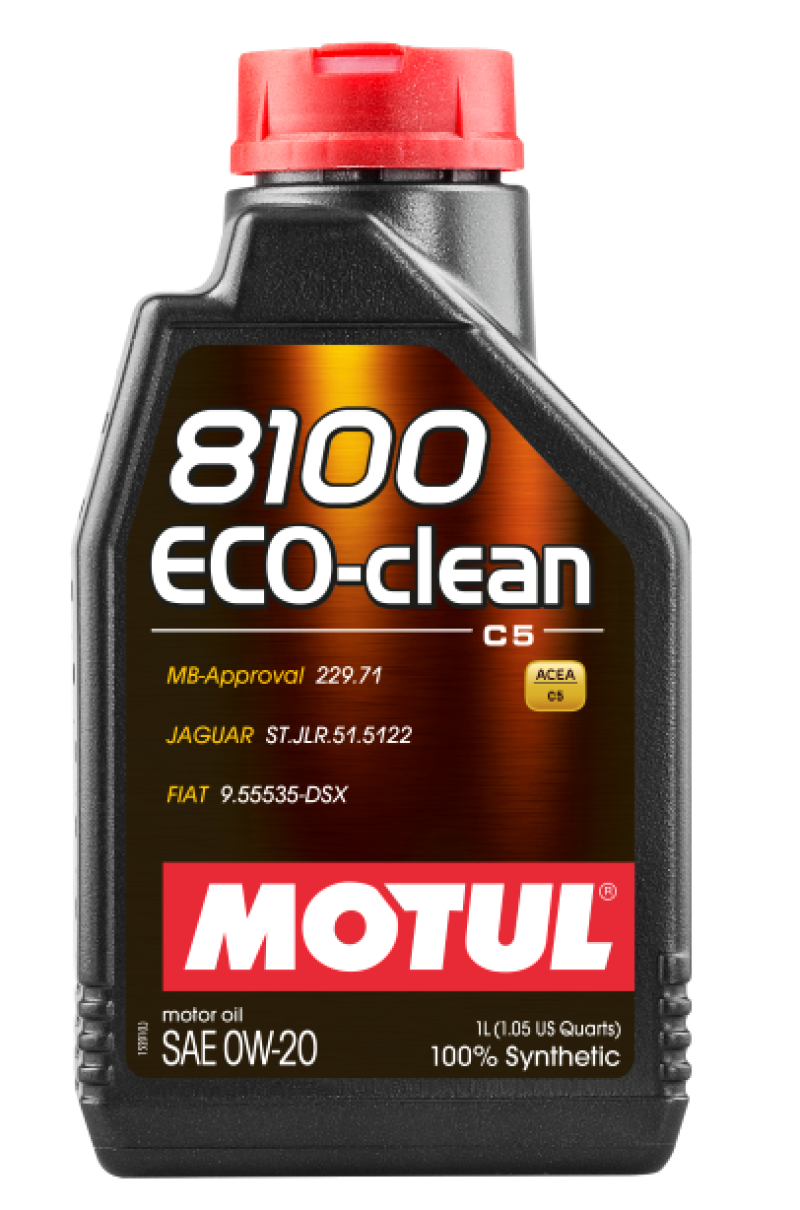 Motul 1L Synthetic Engine Oil 8100 0W20 Eco-Clean