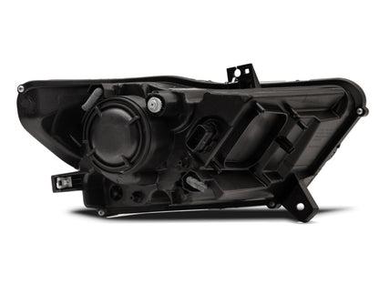 Raxiom 15-17 Ford Mustang GT350 GT500 LED Projector Headlights- Black Housing (Clear Lens)