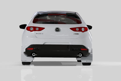 Rally Armor 19-26 Mazda3 Hatchback Black UR Mud Flap w/Red Logo