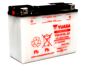 Yuasa Y50-N18L-A3 Yumicron 12 Volt Battery