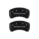 MGP 4 Caliper Covers Engraved Front & Rear Magnum Red finish silver ch