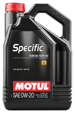 Motul 5L Specific 508 0W20 Oil - Acea A1/B1 / VW 508.00/509.00 / Porsche C20