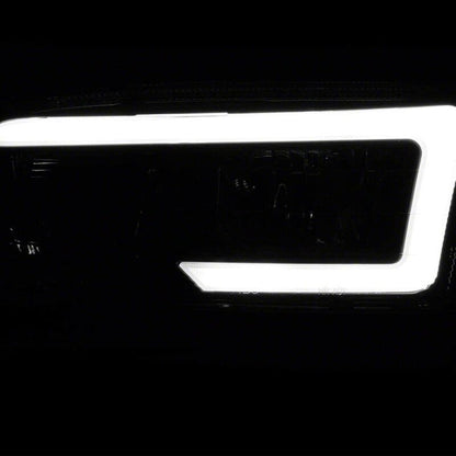Raxiom 99-06 Chevrolet Sierra 1500 Axial Series LED DRL Headlights- Black Housing- Clear Lens