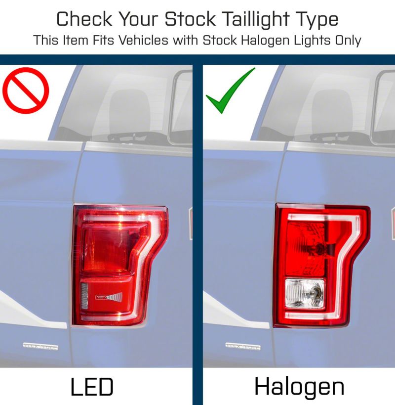 Raxiom 15-17 Ford F-150 LED Tail Lights w/ SEQL Turn Signals- Blk Housing (Clear Lens)