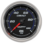 Autometer Cobalt 66mm 0-100 PSI Oil Pressure Gauge