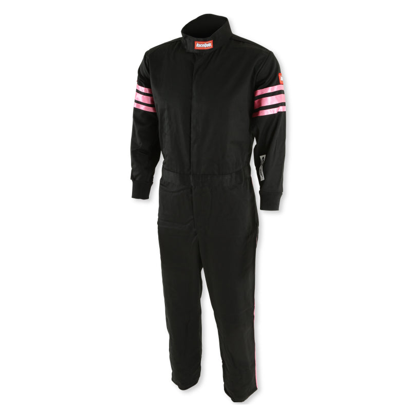 RaceQuip Pink Trim SFI-1 JR. Suit - Kids XL