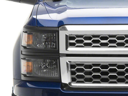Raxiom 14-15 Chevrolet Silverado 1500 OE Style Headlights/ Black Trim- Black - Clear Lens