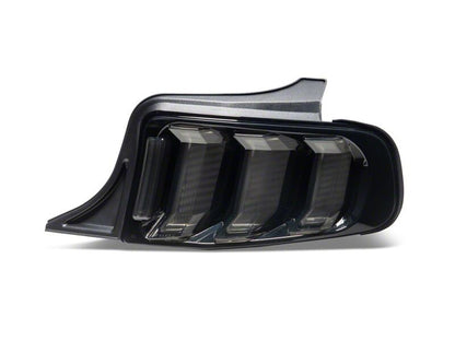 Raxiom 13-14 Ford Mustang CXR Series LED Tail Lights- Black Housing- Smoked Lens