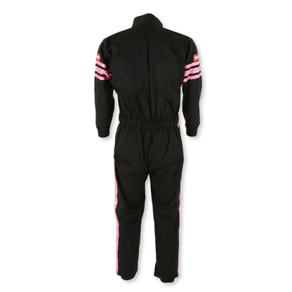 RaceQuip Pink Trim SFI-1 JR. Suit - Kids Small