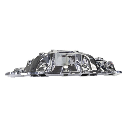 Edelbrock Chevy SB Performer EPS Intake Manifold w/ Oil Fill Tube - Chrome Plasma