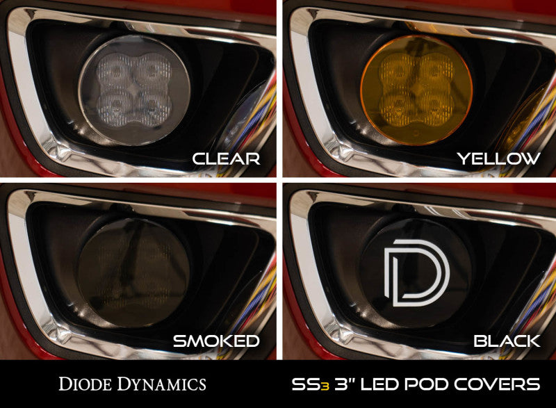 Diode Dynamics SS3 LED Pod Cover Round - Smoked