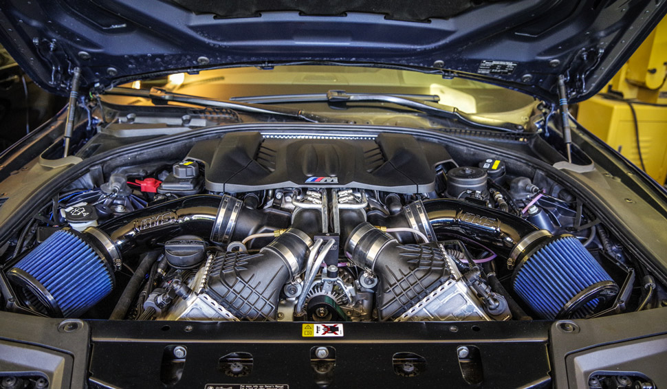 BMS Elite M5/M6 S63TU Intake, Performance Filters and Mounting Hardware - Burger Motorsports 