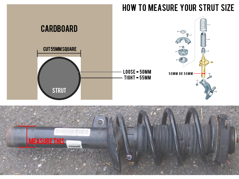 BC Racing Coilovers - BR Type - 15+ Audi A3/S3 Sedan 55mm