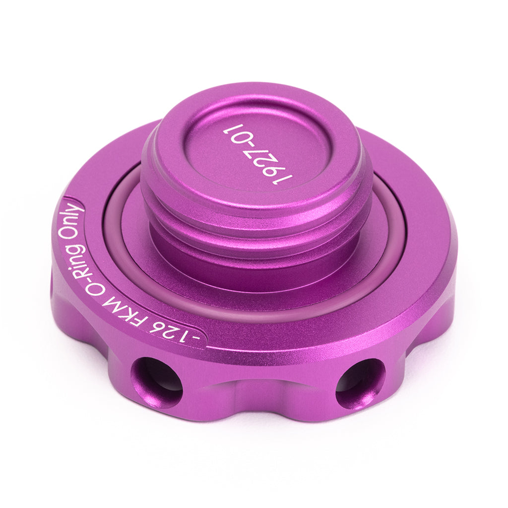 Podium Oil Cap in Satin Purple for Hondas/Acuras