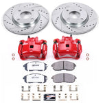 Power Stop 07-12 Nissan Sentra Front Z26 Street Warrior Brake Kit w/Calipers