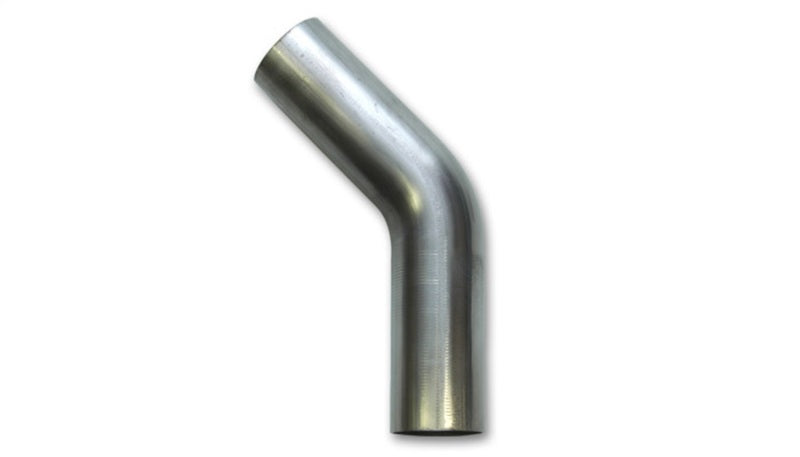 Vibrant 1.5in O.D. T304 SS 45 deg Mandrel Bend 6in x 6in leg lengths (1.5in Centerline Radius)