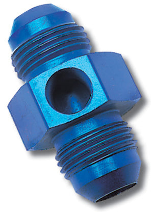 Russell Performance -8 AN Flare to 3/8in Pipe Pressure Adapter (Blue)